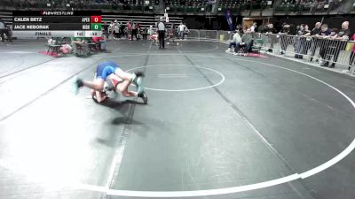 110 lbs Final - Calen Betz, Apex vs Jace Neborak, Highland