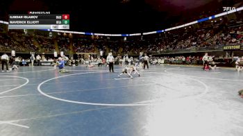 55 lbs Quarterfinal - Ilimdar Islamov, Baldwin vs Maverick Elliott, Delaware Valley