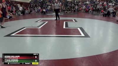 S-11 lbs Round 2 - Tyson Kriegel, Tiger Wrestling Club vs Ayden Williams, Tiger Wrestling Club