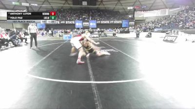 Boys 1B/2B 144 1st Place Match - Yolo Paz, Liberty Bell vs Anthony Luton, White Swan