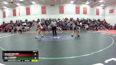 105 lbs Quarterfinal - Mia Forberg, Perry (Massillon) vs Lillian Walker, Ash. Edgewood