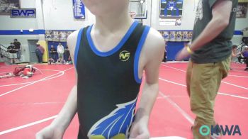 43-46 lbs Rr Rnd 2 - Kinser Baker, Berryhill Wrestling Club vs Jackson Tackett, Morris Wrestling Association