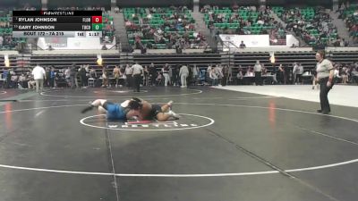 7A 215 lbs Champ. Round 1 - Rylan Johnson, Florence vs Gary Johnson, Tuscaloosa County