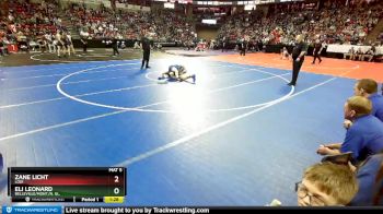 D2-152 lbs Semifinal - Zane Licht, Lodi vs Eli Leonard, Belleville/Mont./N. Gl.