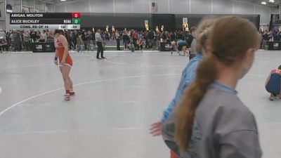 140 lbs Cons. Rd Of 16 - Alice Buckley, West Marshall vs Abigail Molitor