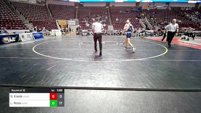 121 lbs Round Of 16 - Sam Eisele, Honesdale vs Luca Rosa, Burrell