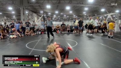 80 lbs Round 1 (8 Team) - Mateo Danise, Mat Assassins vs Brayden Yamello, Triumph Trained