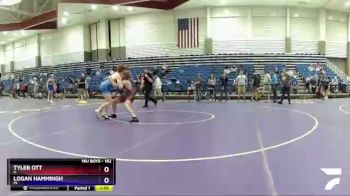 182 lbs Cons. Semi - Tyler Ott, IL vs Logan Hammingh, MI