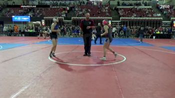 109 lbs Cons. Round 5 - Hannah Leonard, Heights Wrestling Club vs Isabella Hetzel, Thermopolis Wrestling Club