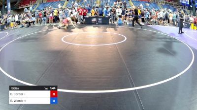 138 lbs Rnd Of 128 - Cooper Corder, IL vs Ryan Woods, MI