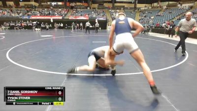 174 lbs Cons. Round 2 - 7 Daniil Gorshkov, Embry-Riddle vs Tyson Stover, Corban