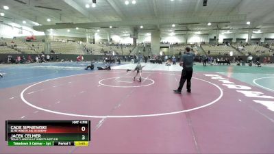 80 lbs Cons. Round 4 - Cade Sipniewski, Elite Wrestling Academy vs Jacek Celmer, Team Clarksville WrestlingClub