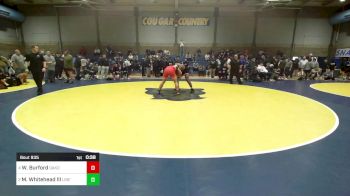 218 lbs 3rd Place - Wes Burford, Oakdale vs Melvin Whitehead Lll, Liberty (NV)