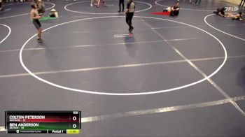 100 lbs Quarterfinals (8 Team) - Colton Peterson, Wayzata vs Ben Anderson, Becker
