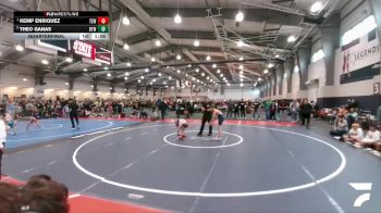 61 lbs Quarterfinal - Kemp Enriquez, Takedown Elite Wrestling vs Theo Ganas, Best Trained Wrestling