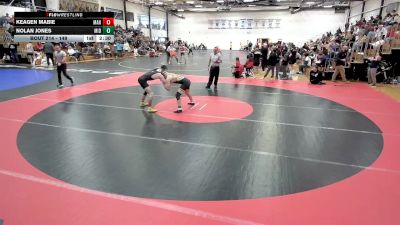 149 lbs Cons. Round 2 - Nolan Jones, Midway University vs Keagen Mabie, Manchester