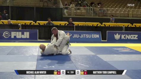 Matthew Todd Campbell vs Michael Alan Winter 2025 Pan Jiu Jitsu IBJJF Championship