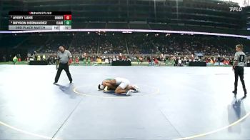 D3-144 lbs 3rd Place Match - Avery Lane, Dundee vs Bryson Hernandez, Clare HS