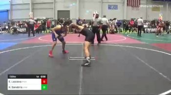 132 lbs Consi Of 8 #1 - Ezekiel Lazcano, Phox Raw WC vs Kevin Sanabria, Junkyard Dogs WC