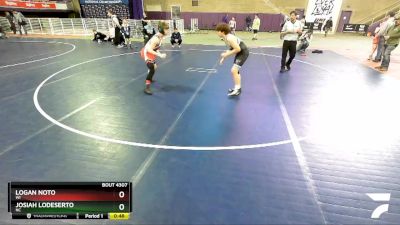 160 lbs Cons. Semi - Logan Noto, WI vs Josiah Lodeserto, NC