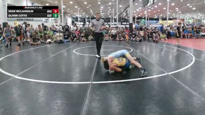82 lbs Semifinal - Sean McLaughlin, Apache - EL vs Oliver Cotto, Dueling Bandits - EL