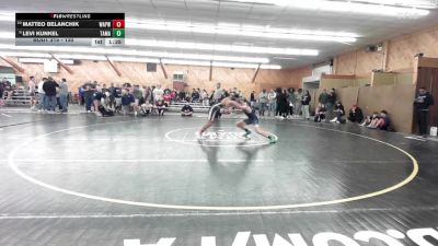 130 lbs Consi Of 8 #2 - Matteo Belanchik, Wapwallopen vs Levi Kunkel, Tamaqua