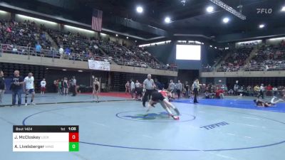 135 lbs Round Of 16 - Jarren McCloskey, Lock Haven vs Aydan Livelsberger, Hanover