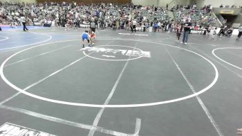 54 lbs Round Of 16 - Hudson Brandt, Fallon Outlaws WC vs Rj Williams, Cloverdale Wresting Club