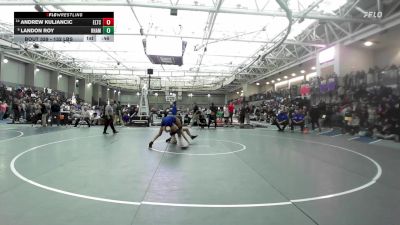 132 lbs Consi Of 8 #1 - Andrew Kuljancic, Ellis Tech vs Landon Roy, RHAM