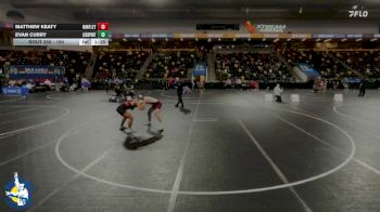 150 lbs Champ. Round 2 - Evan Curry, Lockport (Twp.) vs Matthew Keaty, Huntley