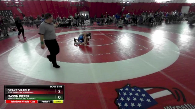 105 lbs Cons. Round 2 - Mason Pieper, Askren Wrestling Academy vs Drake ...