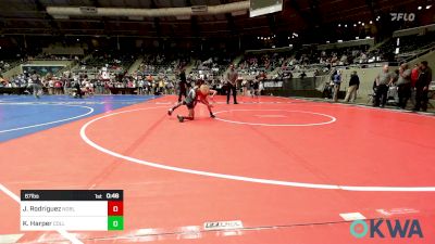 67 lbs Quarterfinal - Jett Rodriguez, Noble Takedown Club vs Kason Harper, Collinsville Cardinal Youth Wrestling