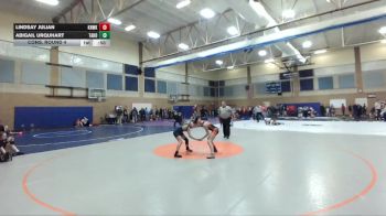100lbs Cons. Round 4 - Abigail Urquhart, Tahoma (Girls) vs Lindsay Julian, Kennewick (Girls)
