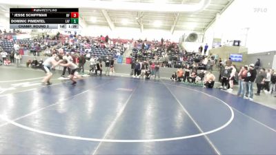 190 lbs Champ. Round 3 - Jesse Schiffman, West Field vs Dominic Pimentel, Layton