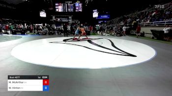 132 lbs Cons 32 #1 - Maddox McArthur, Georgia vs Wyatt Hinton, Ohio