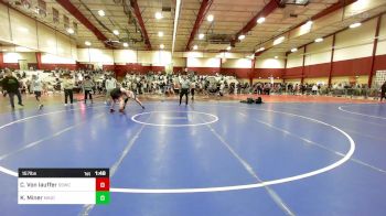 157 lbs Consi Of 8 #2 - Caden Von Lauffer, South Shore Elite Wrestling Club vs Kaleb Miner, Mindset Wrestling