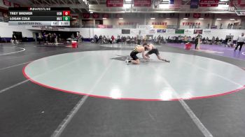 197 lbs Quarterfinal - Logan Cole, Missouri vs Trey Brewer, Central Missouri