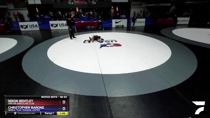 58-63 lbs Semifinal - Nixon Bentley, Driller Wrestling Club vs ...