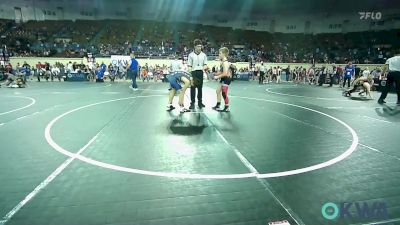 100 lbs Rr Rnd 1 - Bryston Bizzell, Smith Wrestling Academy vs Jackson Barnes, Yukon