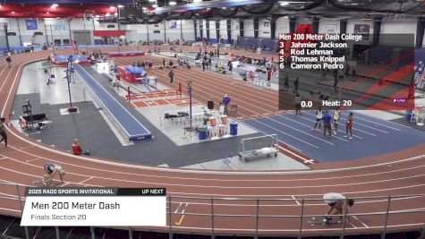 Men's 200m, Finals 20