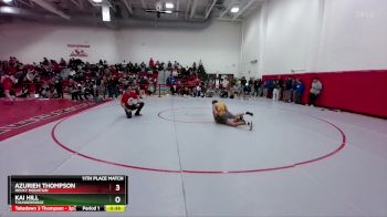 138 lbs 11th Place Match - Azurieh Thompson, Rocky Mountain vs Kai Hill, ThunderRidge