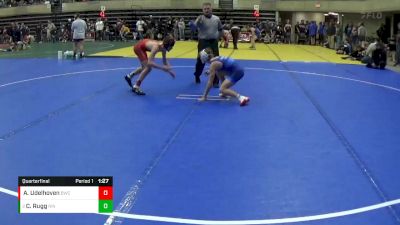 100 lbs Quarterfinal - Camden Rugg, Ringers vs Ashton Udelhoven, Boscobel Wrestling Club