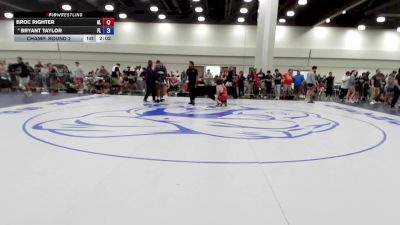 215 lbs Champ. Round 2 - Broc Righter, AL vs Bryant Taylor, FL