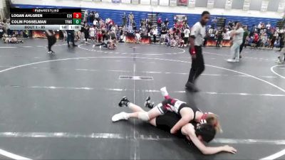85 lbs Round 1 - Colin Fosselman, Tech Fall Wrestling Club vs Logan Ahlgren, C2X