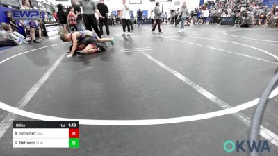 85 lbs Rr Rnd 3 - Able Sanchez, Aztec Grappling Academy vs Parks Behrens, Plainview Youth Wrestling Club