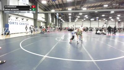 100 lbs Consi Of 8 #1 - Cj Dreshman, PA vs Micah Mcgrath, MA
