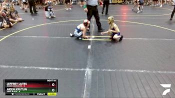 49 lbs Round 4 (6 Team) - Aiden Krutlin, SWAT Black vs Jeffrey Lutes, Ragin Raisins WC