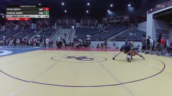 141 lbs Cons. Round 4 - Darius Ambs, Southwestern Michigan vs Ryan Smith, CumberlandKY