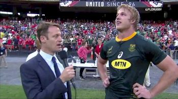 Wales v South Africa Post-Game Interviews