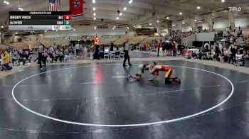 106 lbs 3rd Place - Brody Peck, Ravenwood High School vs Q Dyer, Bradley Central High School